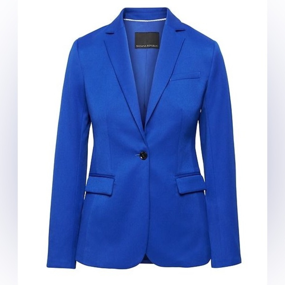 Banana Republic- Long and Lean Blazer in Royal Blue